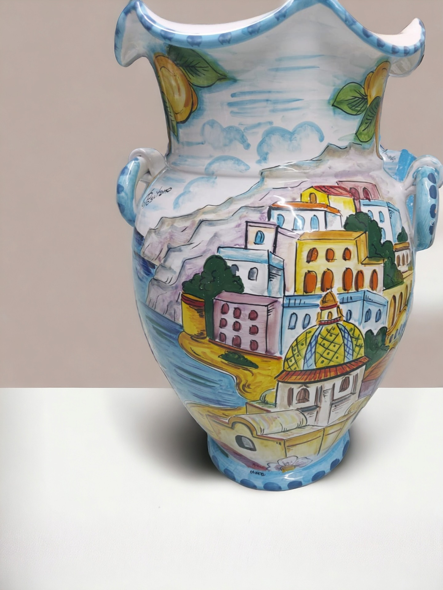 Portaombrelli Ceramica Vietrese