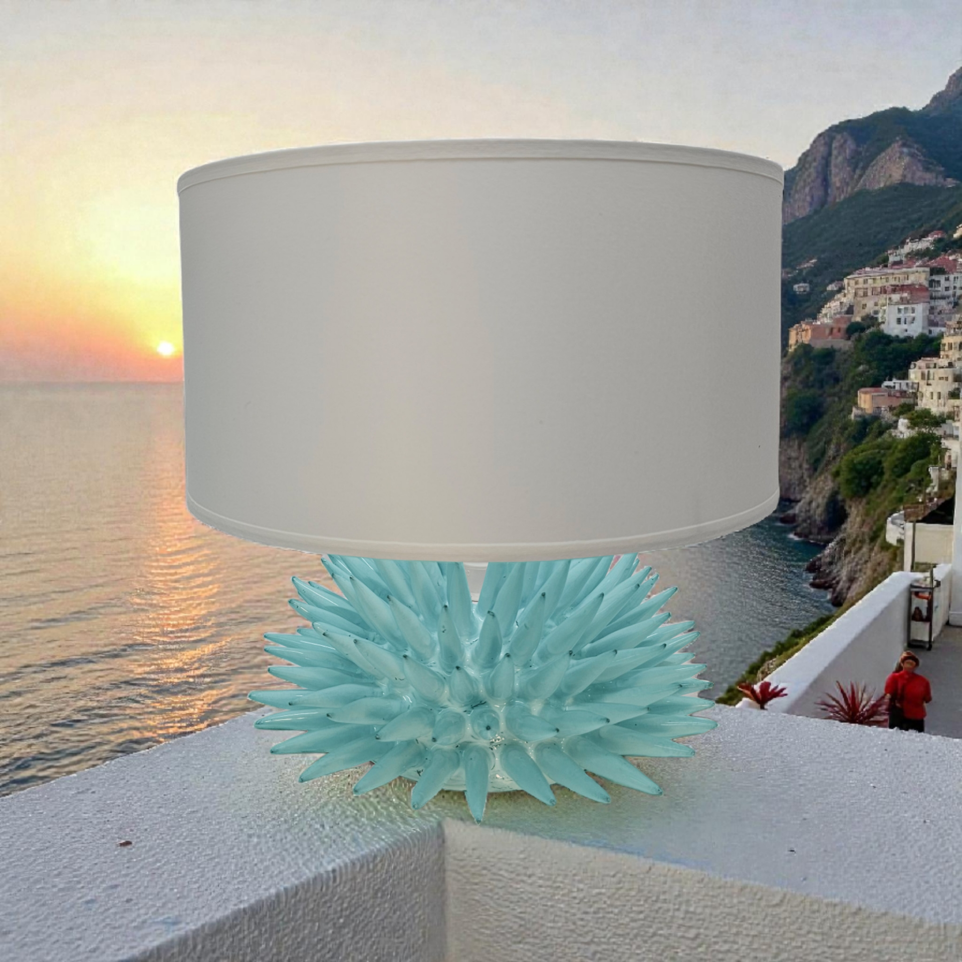 LUME RICCIO VERDE ACQUA