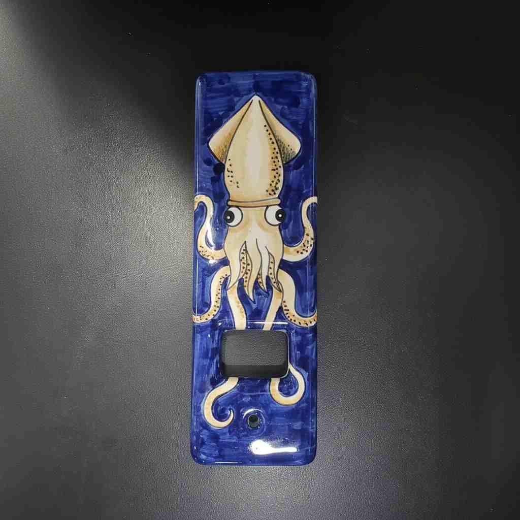 coprifune in ceramica artigianale dipinto a mano, in stile costiera amalfitana e penisola sorrentina